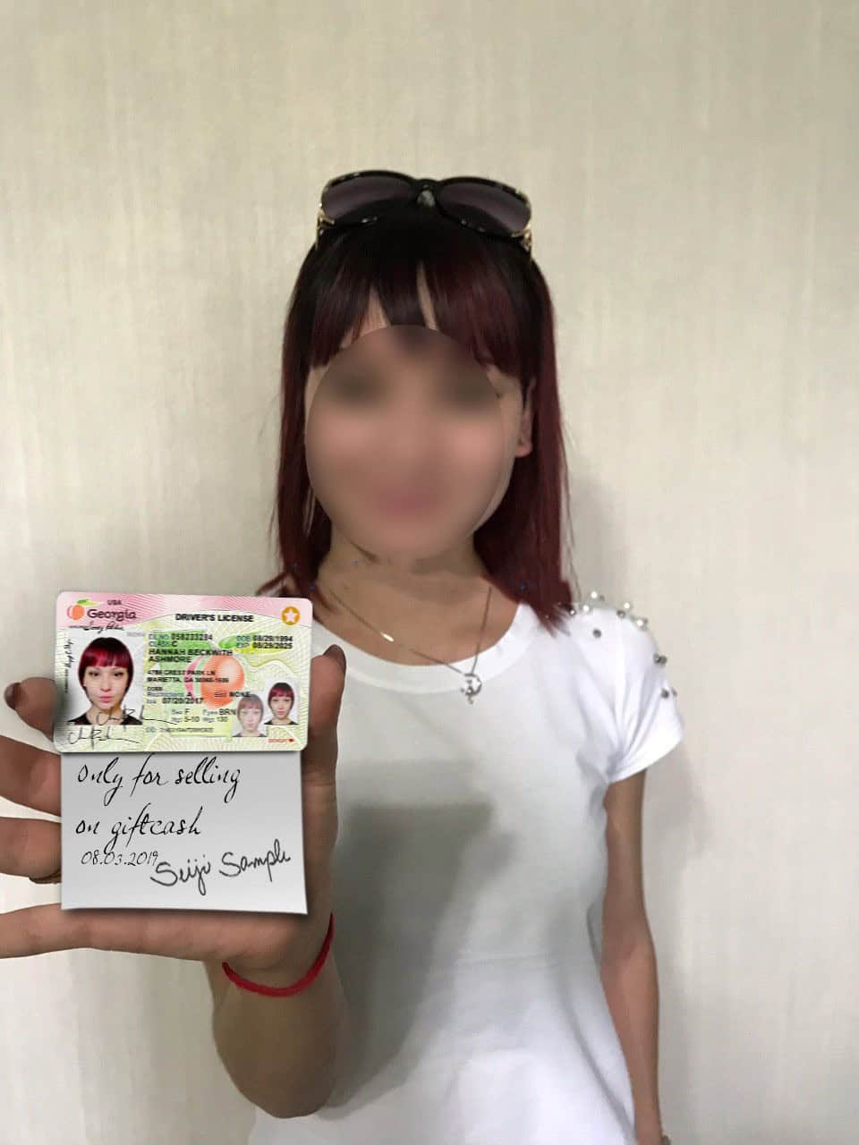 Selfie-4-ID-DL Driver License and Id Card Selfie psd template