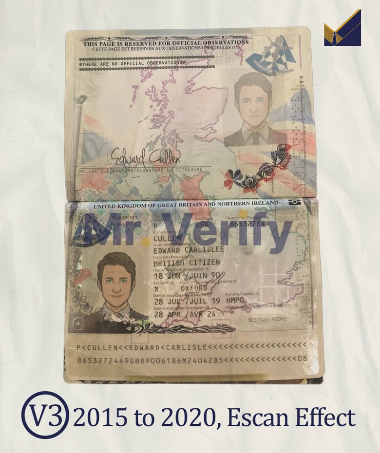 UK passport generator psd novelty UK passport template