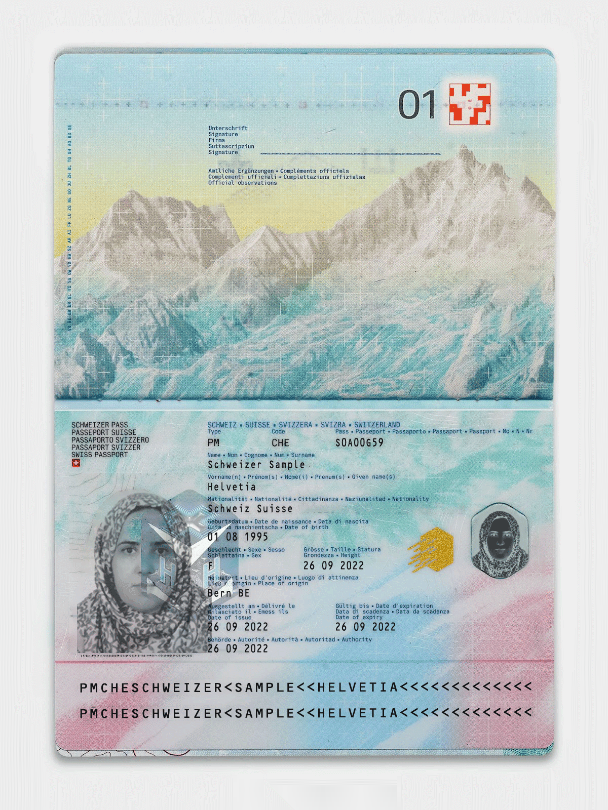 switzerlands-passport Switzerland Passport PSD Template New Version