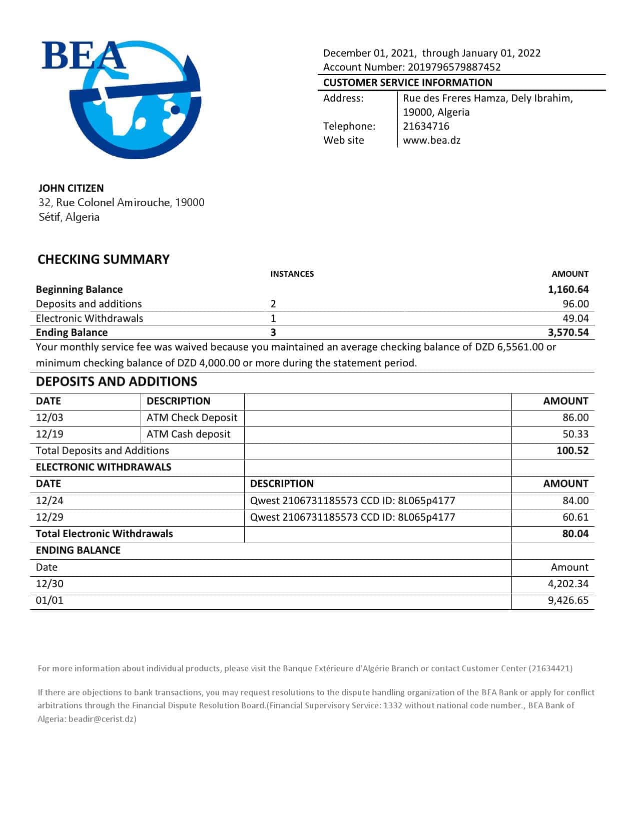 Algeria-Banque-exterieure-dAlgerie-bank-statement-template-in-Word-and-PDF-format.jpg Algeria Banque extérieure d’Algérie bank statement template in Word and PDF format