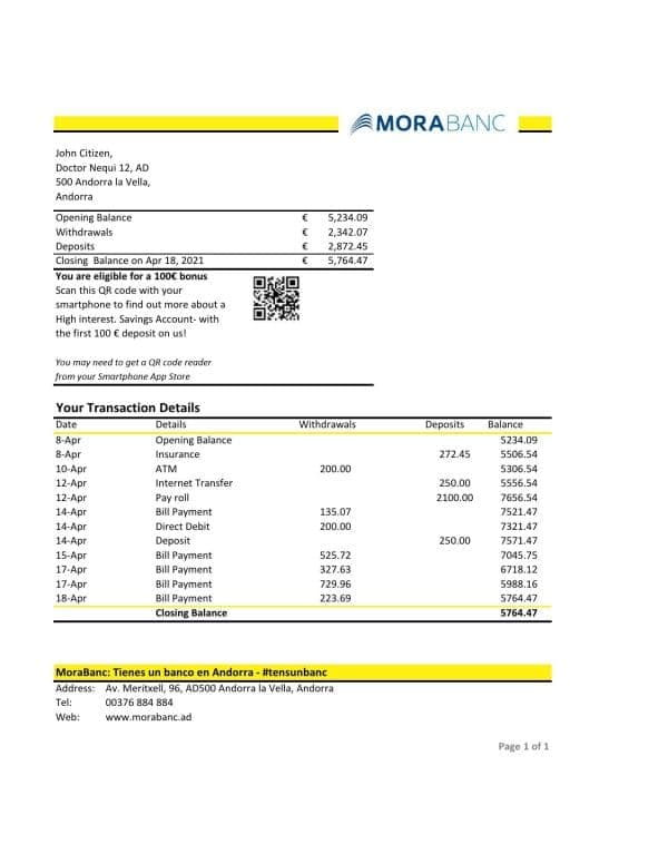 Andorra-MoraBank-bank-statement-template-in-Excel-and-PDF-format.jpg Andorra MoraBank bank statement template in Excel and PDF format