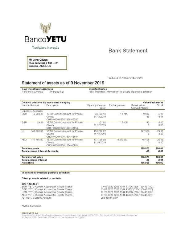 Angola-Banco-Yetu-bank-statement.jpg Angola Banco Yetu bank statement easy to fill template in Word and PDF format