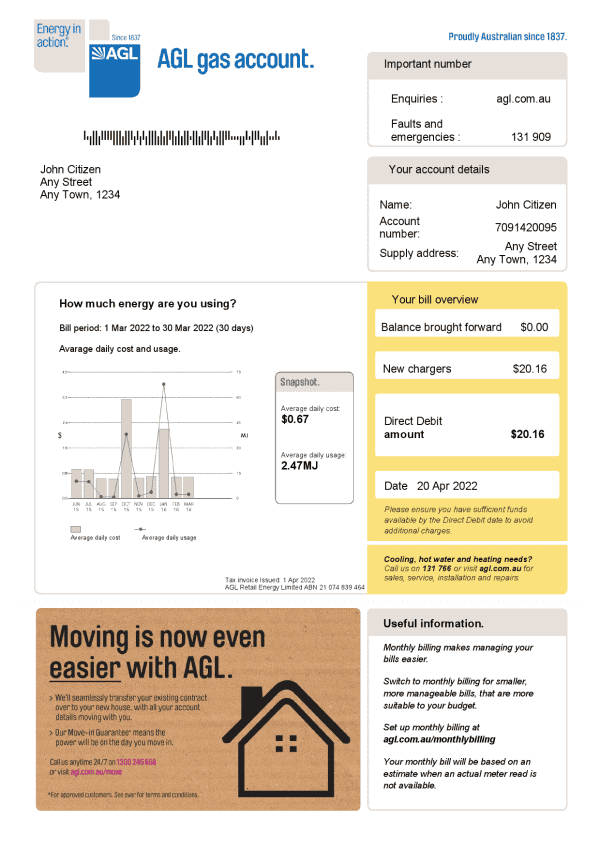 Australia-AGL-gas-utility-bill_000001.png Australia AGL gas utility bill Word and PDF template, version 2