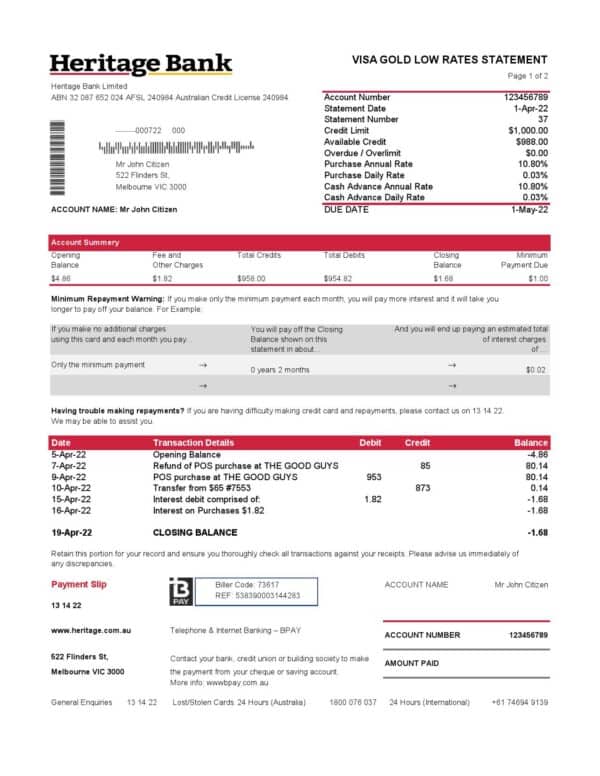 Australia-Heritage-bank-statement-easy-to-fill-template-in-Excel-and-PDF-format-2-pages-1.jpg Australia Heritage bank statement easy to fill template in Excel and PDF format, 2 pages