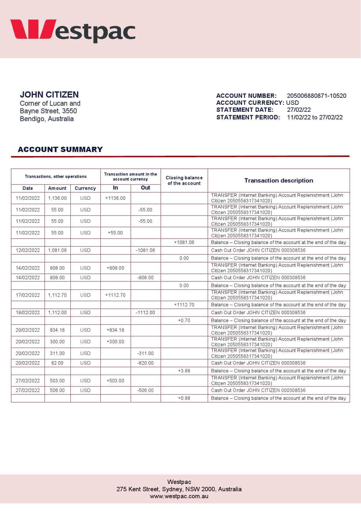 Australia-Westpac-bank-statement-template-in-Word-and-PDF-format.jpg Australia Westpac bank statement template in Word and PDF format