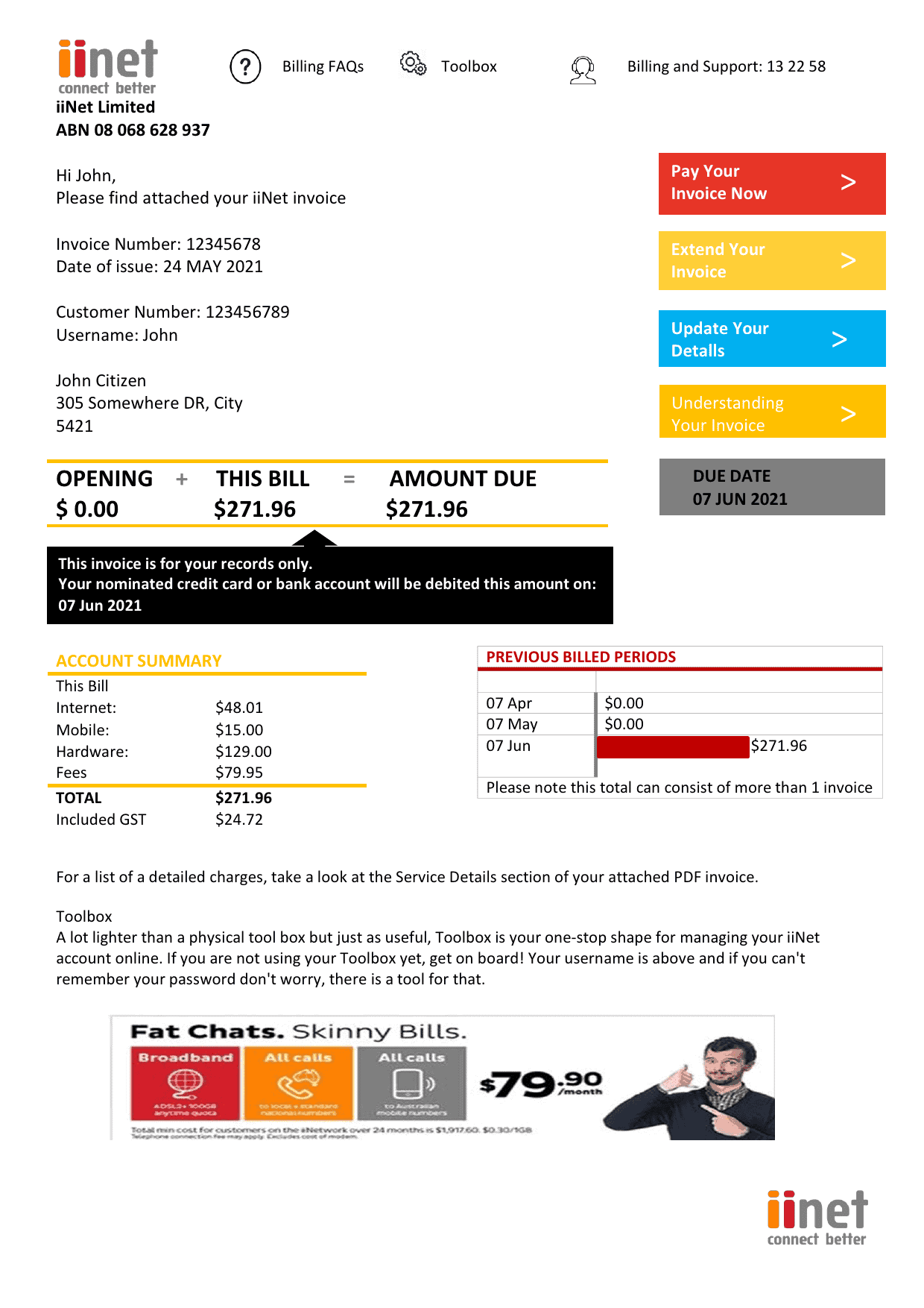 Australia-iiNet-utility.png Australia iiNet utility bill template in Word and PDF format (.doc and .pdf)