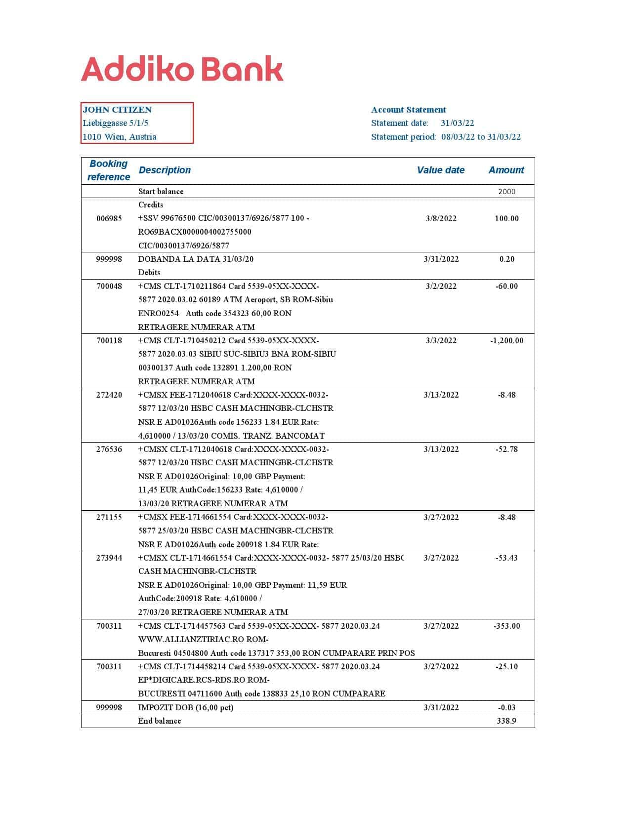 Austria-Addiko-bank-statement-template-in-Excel-and-PDF-format.jpg Austria Addiko bank statement template in Excel and PDF format