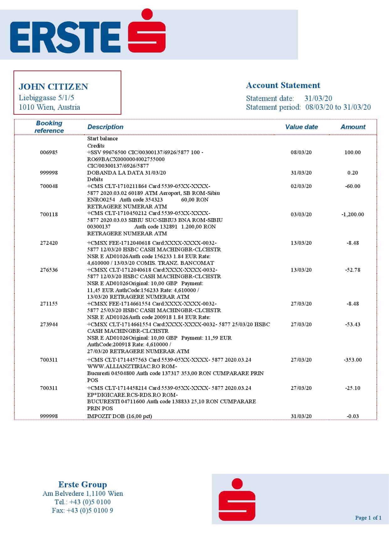 Austria-Erste-Group-bank-statement-template-in-Word-and-PDf-format.jpg Austria Erste Group bank statement template in Word and PDf format