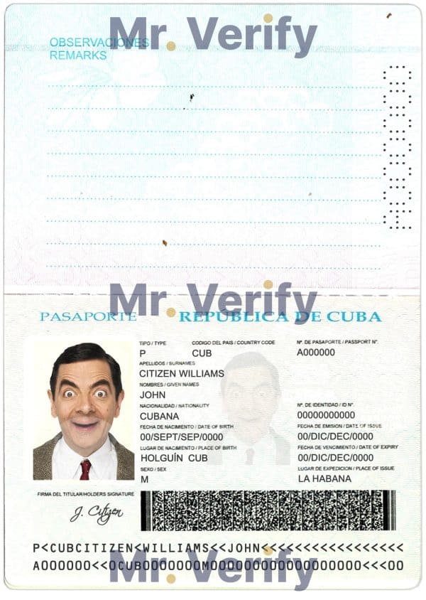 Authentic-Cuba-PSD-Passport-Template.jpg Get Your Hands on This Editable Cuba Passport PSD Template