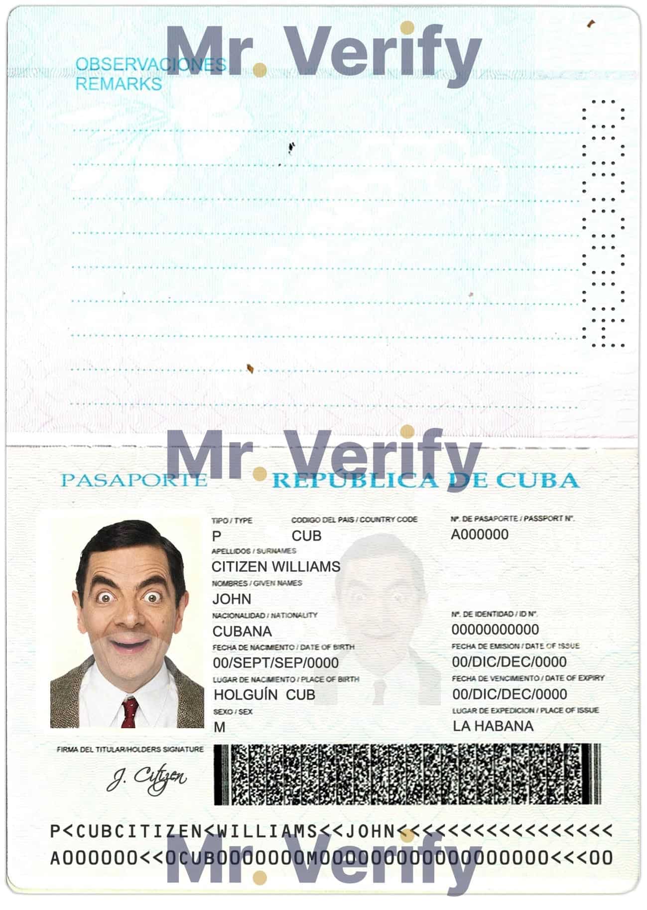 Authentic-Cuba-PSD-Passport-Template.jpg Get Your Hands on This Editable Cuba Passport PSD Template