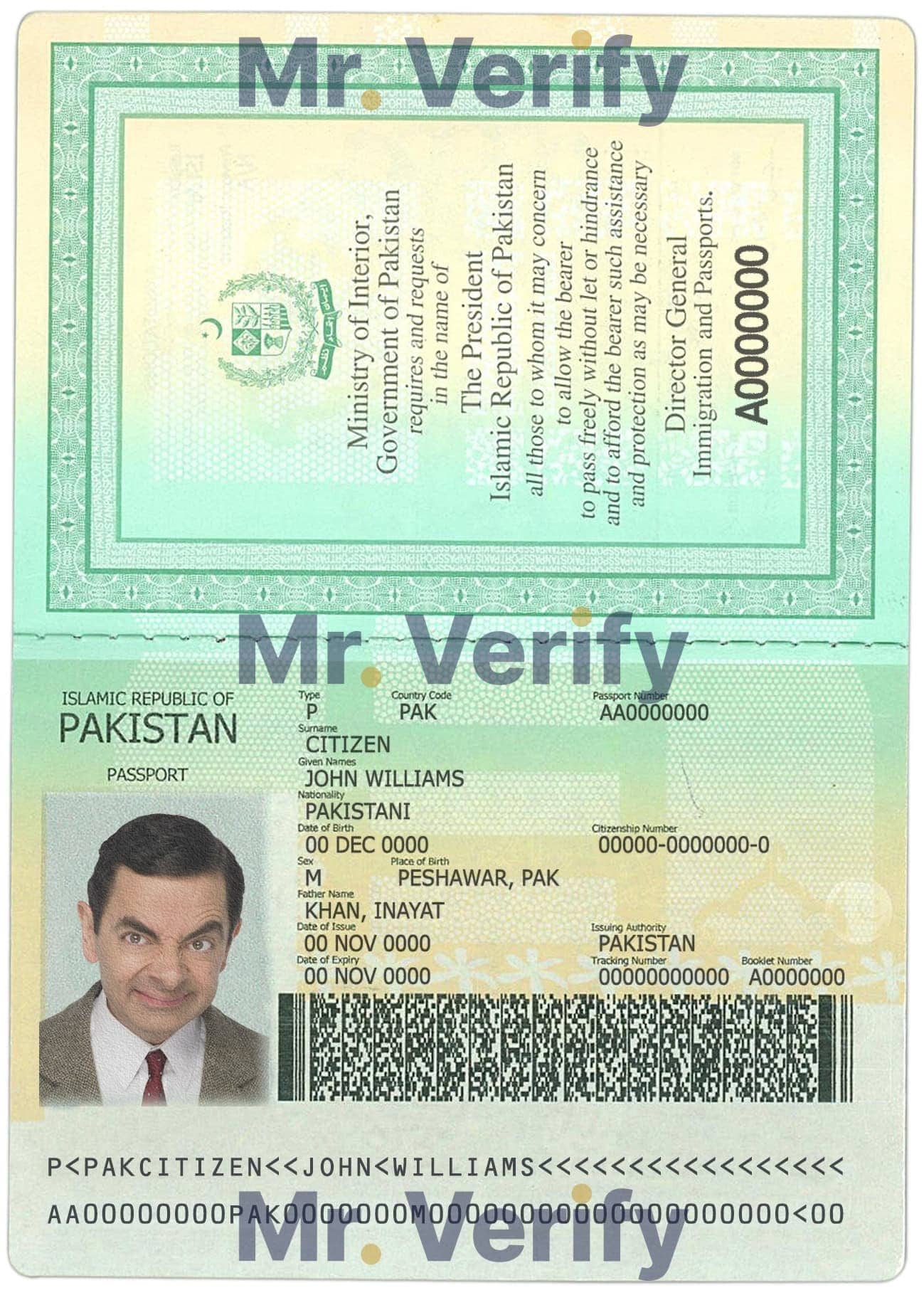 Authentic-Pakistan-PSD-Passport-Template.jpg sample pakistan passport