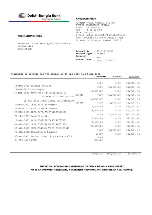 Bangladesh-Dutch-Bangla-bank-statement-Word-and-PDF-template.jpg Bangladesh Dutch-Bangla bank statement Word and PDF template