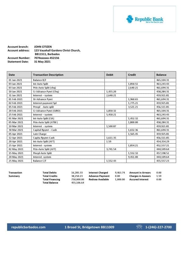 Barbados-Republic-Bank-statement-template-in-Word-and-PDF-format.jpg Barbados Republic Bank statement template in Word and PDF format