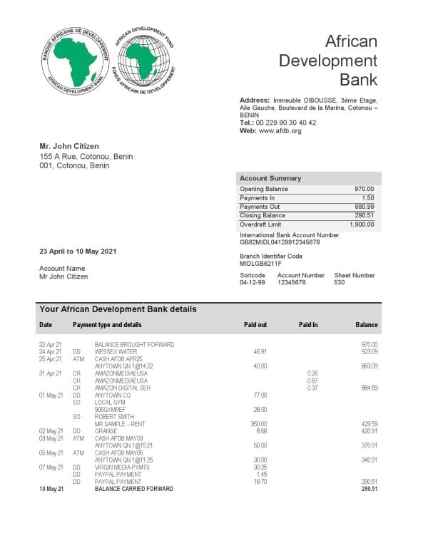 Benin-African-Development-bank-statement-template-in-Word-and-PDF-format.jpg Benin African Development bank statement template in Word and PDF format