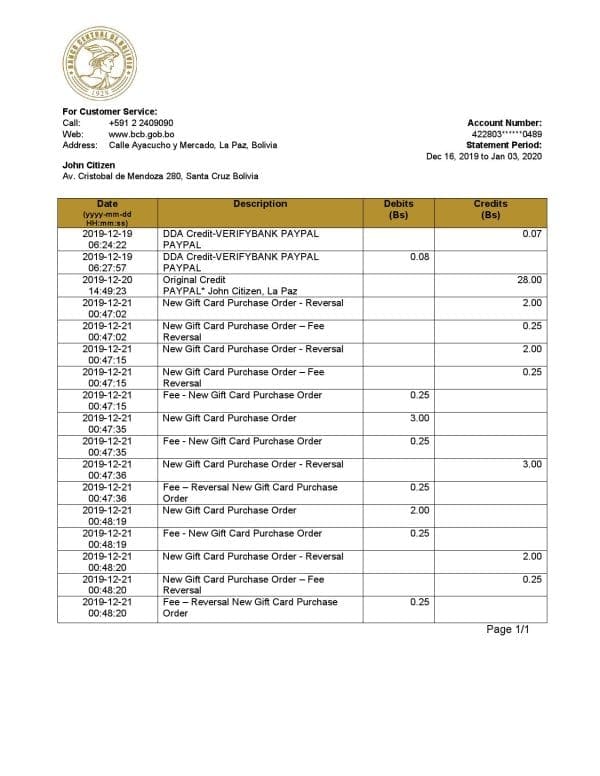 Bolivia-Banco-Central-de-Bolivia-1.jpg Bolivia Banco Central de Bolivia bank statement easy to fill template in .xls and .pdf file format