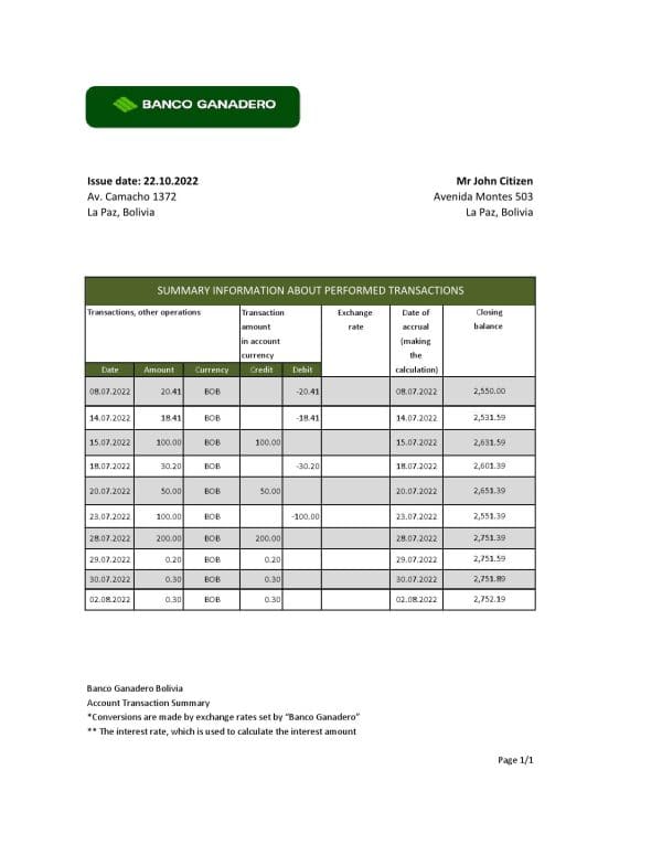 Bolivia-Banco-Ganadero-bank-statement-template-in-Excel-and-PDF-format.jpg Bolivia Banco Ganadero bank statement template in Excel and PDF format