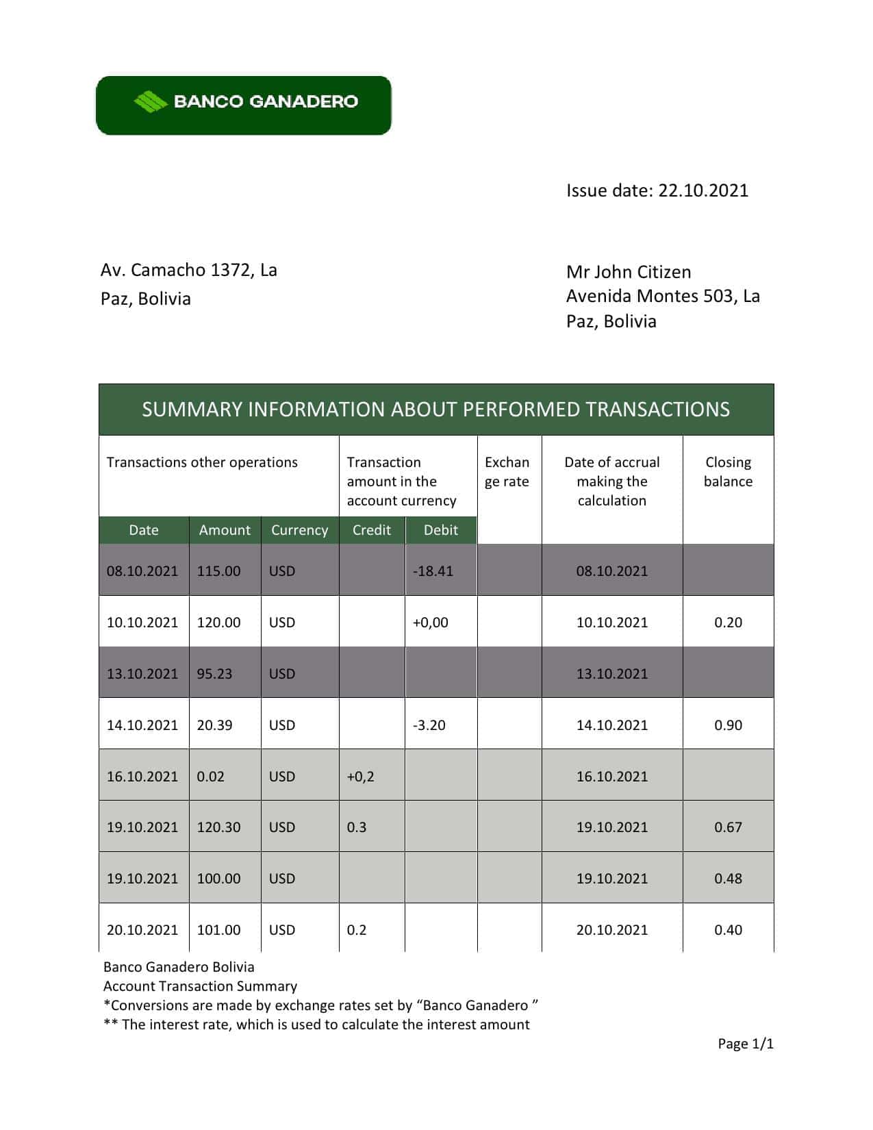 Bolivia-Banco-Ganadero-bank-statement-template-in-Word-and-PDF-format.jpg Bolivia Banco Ganadero bank statement template in Word and PDF format
