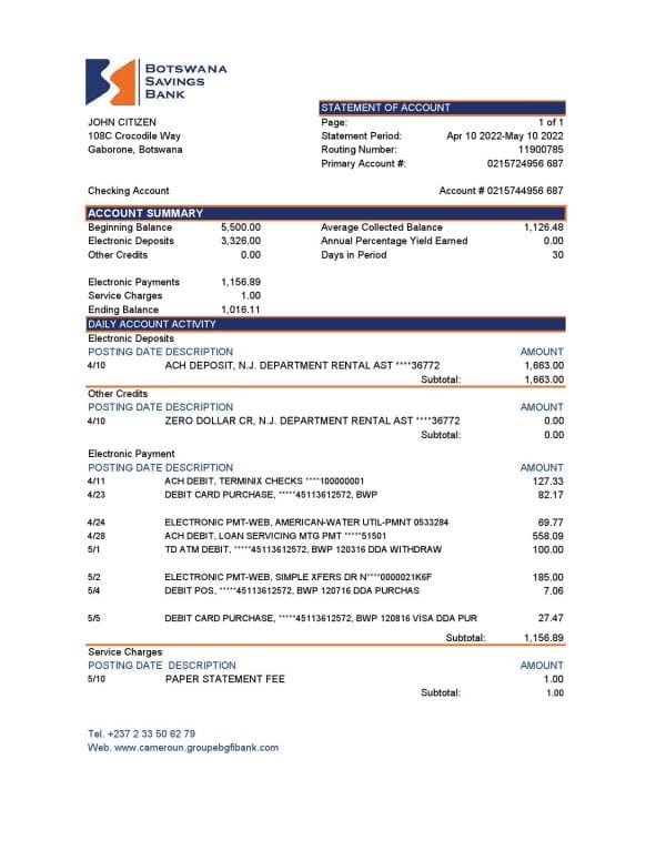 Botswana-Savings-bank-statement-template-in-Excel-and-PDF-format.jpg Botswana Savings bank statement template in Excel and PDF format