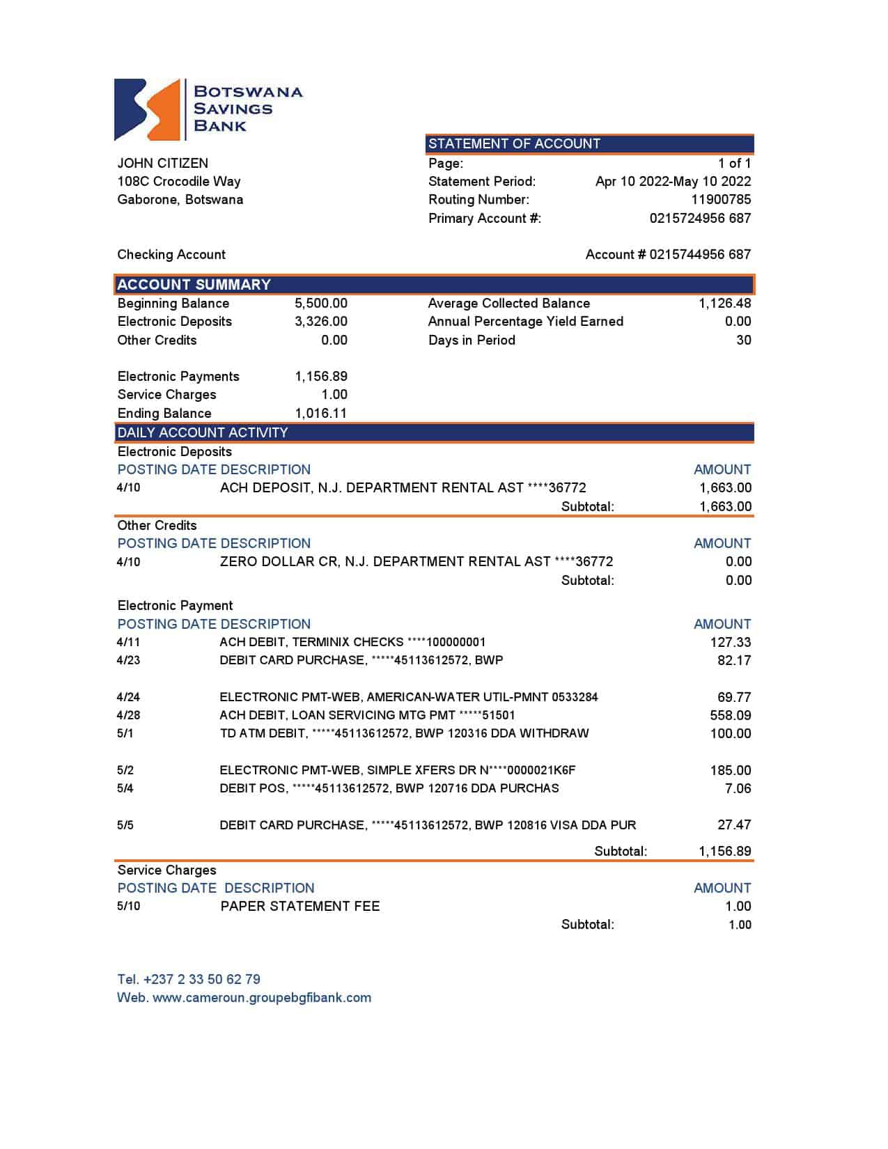 Botswana-Savings-bank-statement-template-in-Excel-and-PDF-format.jpg Botswana Savings bank statement template in Excel and PDF format