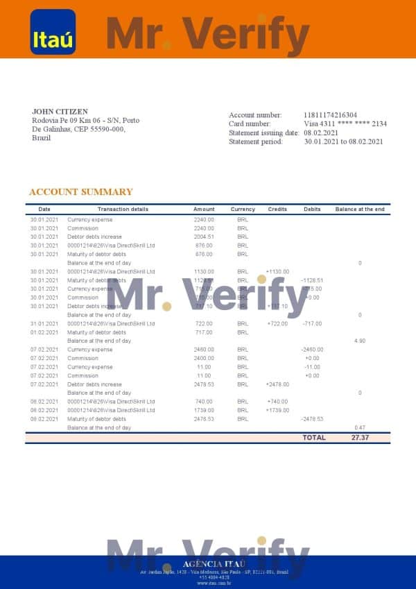 Brazil-Itau-bank-statement-template-in-Word-and-PDF-format-fully-editable.jpg Brazil Itau bank statement template in Word and PDF format, fully editable