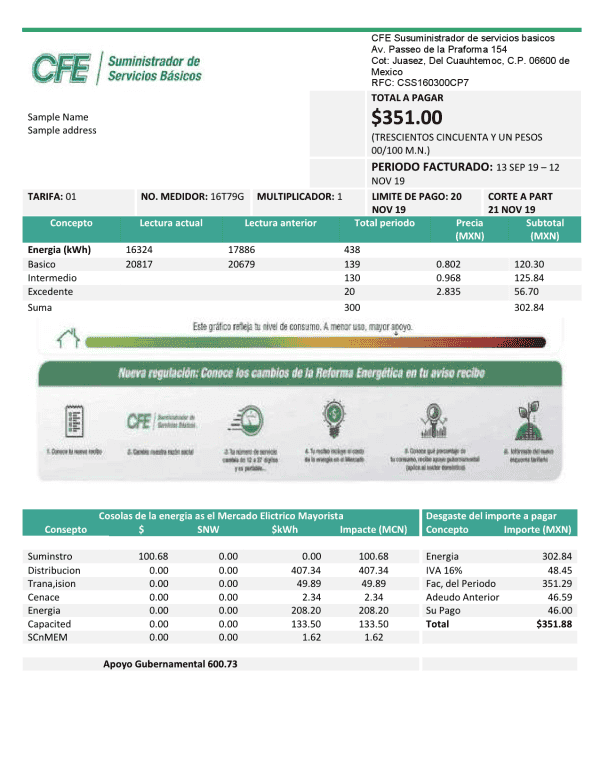 CFE-utility_000001.png Mexico Electricity CFE utility bill template in Word and PDF format, fully editable