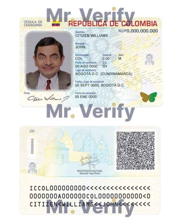 COLUMBIA-ID.jpg Colombia ID template in PSD format, fully editable (2020 – present)
