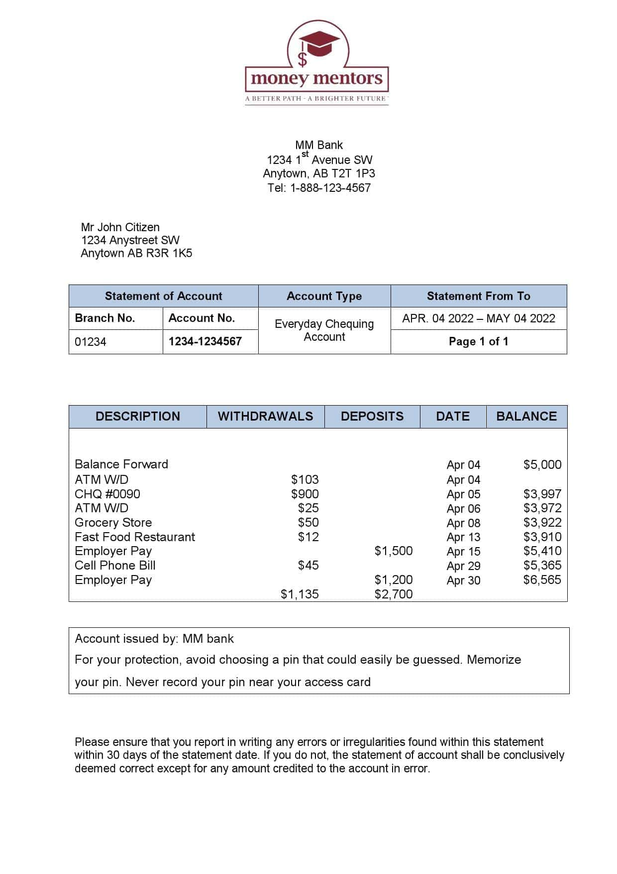 Canada-Money-Mentors-MM-bank-statement-Word-and-PDF-template.jpg Canada Money Mentors (MM) Bank Statement Word and PDF Template