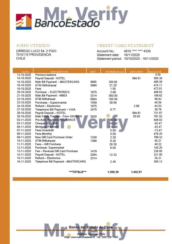 Chile-Banco-del-Estado-de-Chile-1.jpg Chile Banco del Estado de Chile bank statement easy to fill template in .xls and .pdf file format