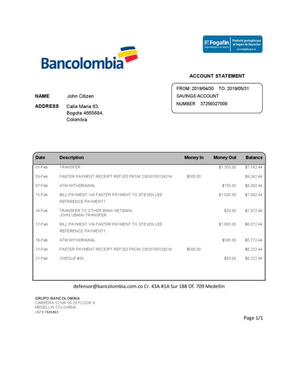 Colombia-Bancolombia-bank-statement-easy-to-fill-template-in-Word-and-PDF-format.jpg Colombia Bancolombia bank statement easy to fill template in Word and PDF format