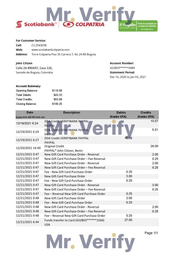 Colombia-Scotiabank-Colpatria.jpg Colombia Scotiabank Colpatria bank proof of address statement template in Excel and PDF format (.xls and .pdf)