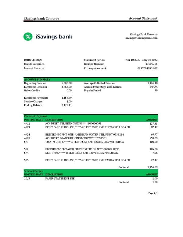 Comoros-iSavings-bank-statement-Excel-and-PDF-template-completely-editable-AutoSum.jpg Comoros iSavings bank statement Excel and PDF template, completely editable (AutoSum)