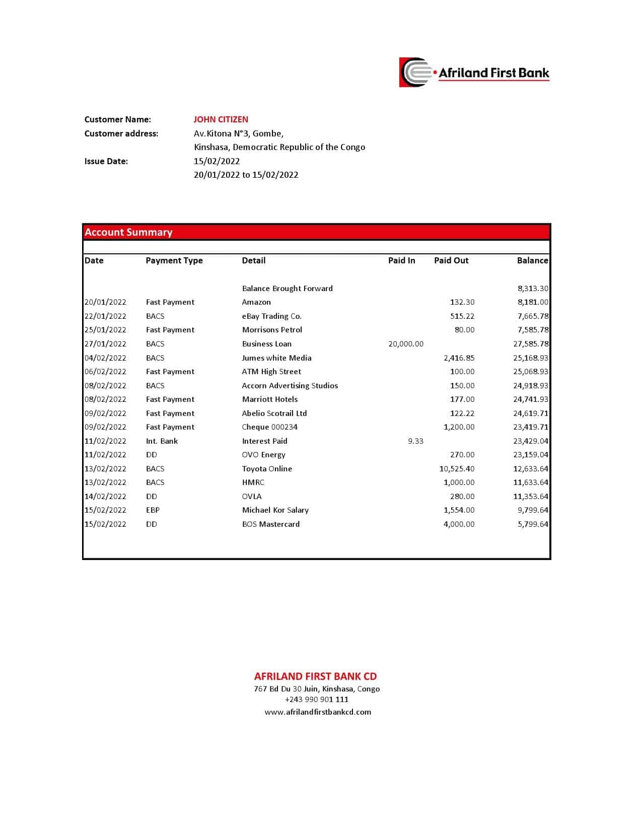 Congo-Afriland-First-Bank-statement-Excel-and-PDF-template-AutoSum.jpg Congo Afriland First Bank statement Excel and PDF template (AutoSum)