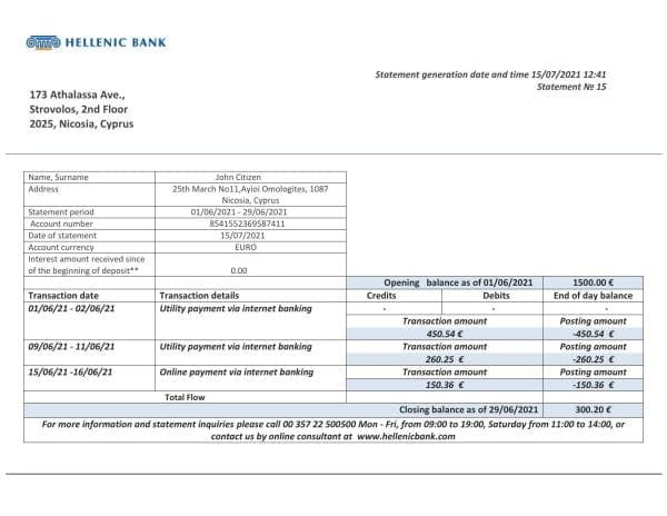 Cyprus-Hellenic-bank-statement-template-in-Word-and-PDF-format.jpg Cyprus Hellenic bank statement template in Word and PDF format