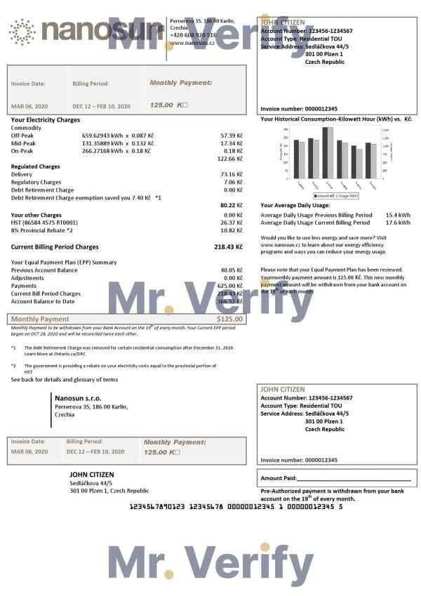 Czech-Republic-Nanosun.jpg Czech Republic Nanosun s.r.o utility bill template in Word and PDF format