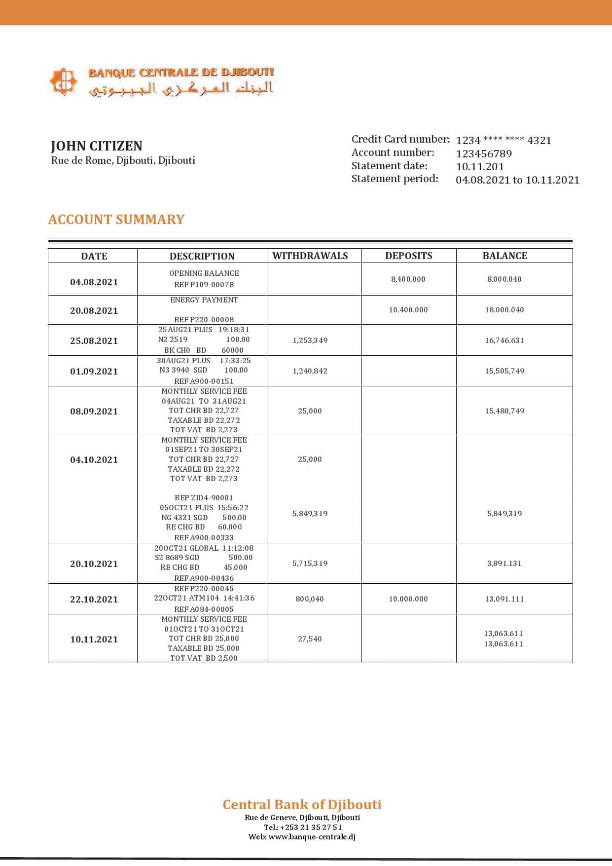 Djibouti-Central-Bank-of-Djibouti-bank-statement-template-in-Word-and-PDF-format.jpg Djibouti Central Bank of Djibouti bank statement template in Word and PDF format