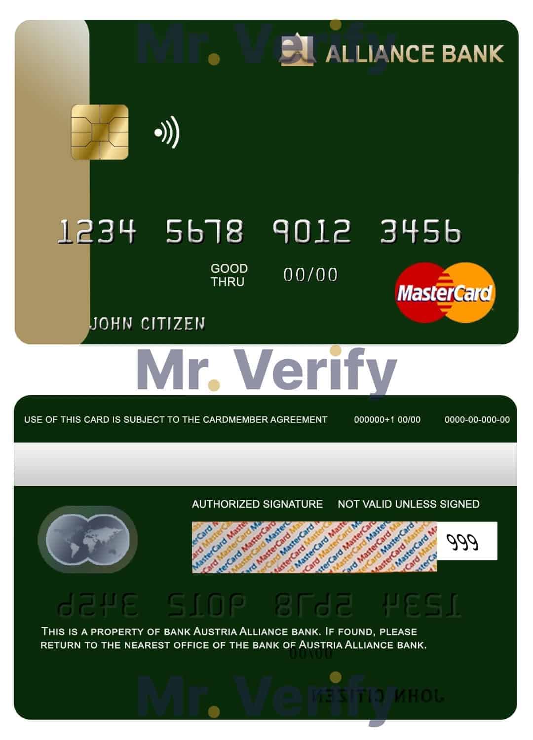 Editable Austria Alliance bank mastercard Templates in PSD Format Editable Austria Alliance bank mastercard Templates in PSD Format