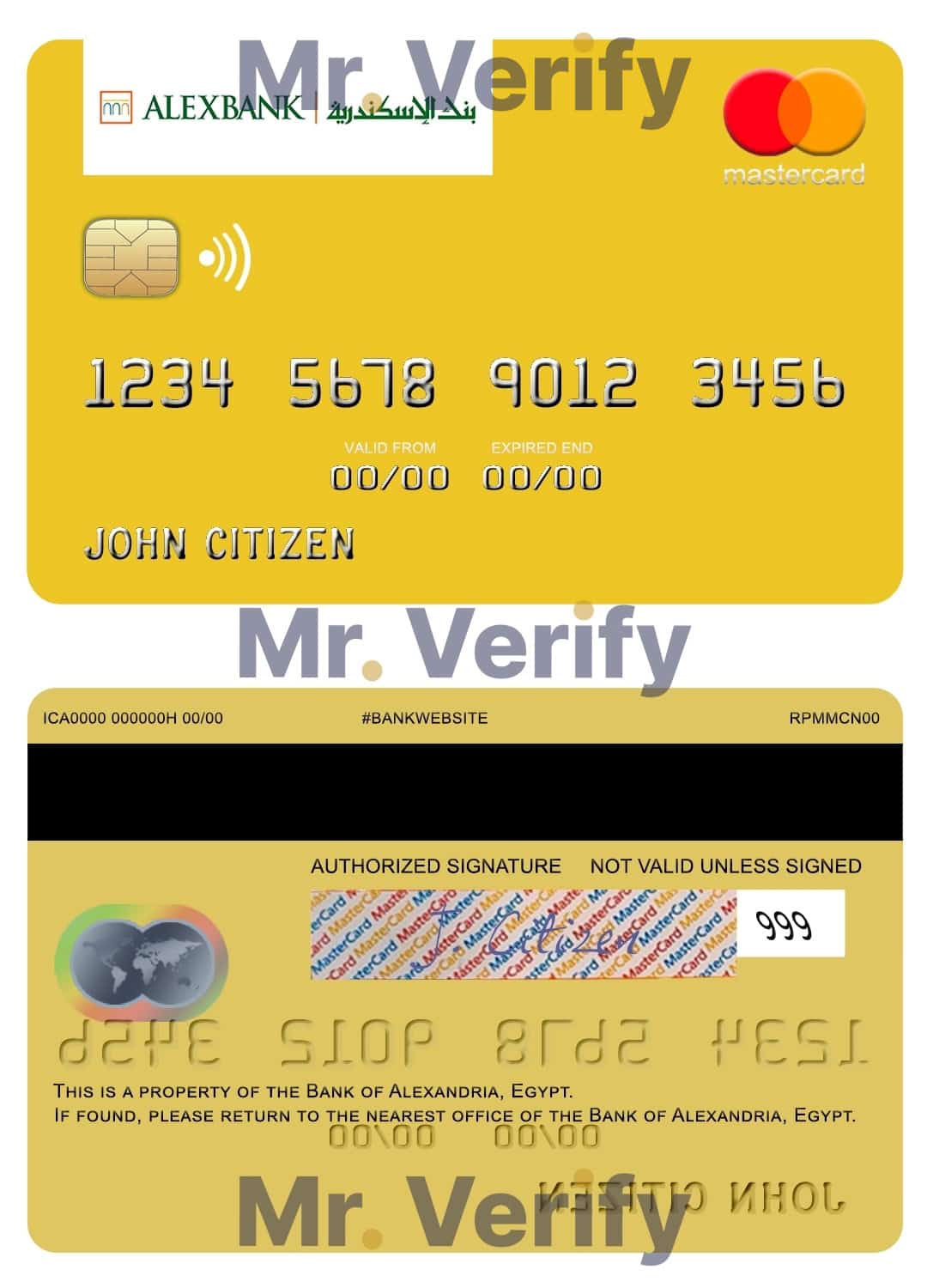 Editable Egypt Bank of Alexandria mastercard Templates in PSD Format Editable Egypt Bank of Alexandria mastercard Templates in PSD Format
