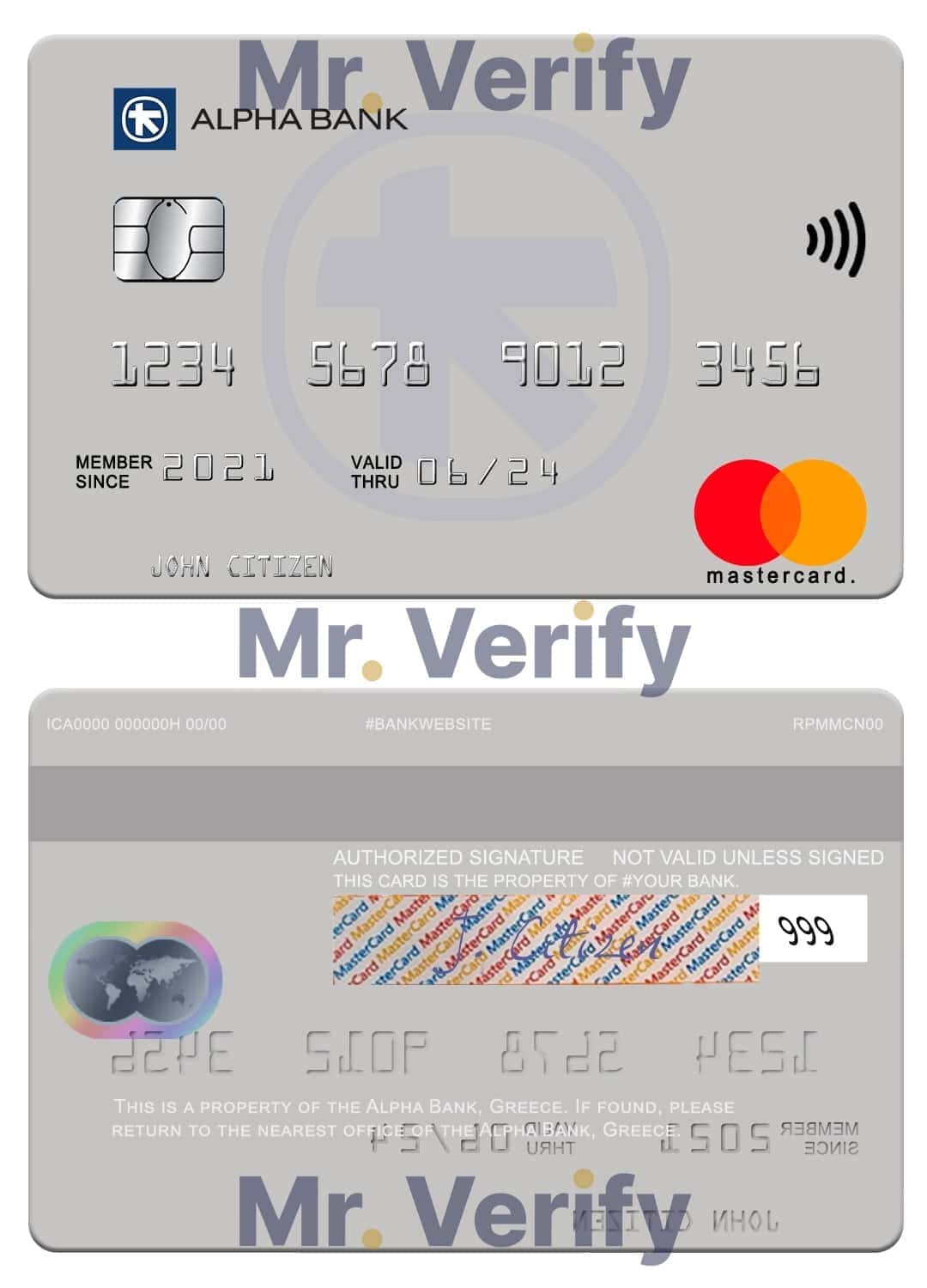 Editable Greece Alpha bank mastercard credit card Templates in PSD Format Editable Greece Alpha bank mastercard credit card Templates in PSD Format