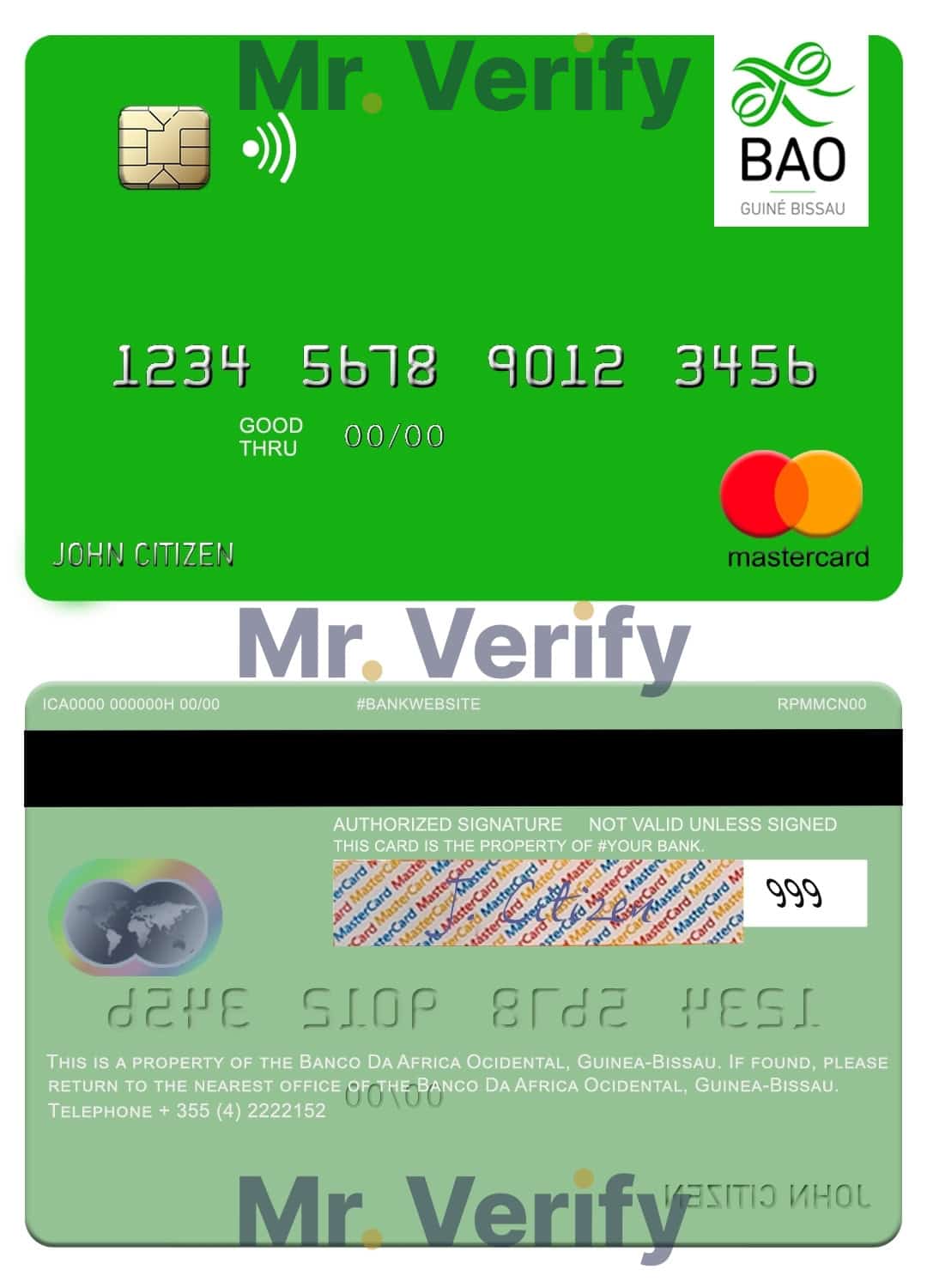 Editable Guinea Bissau Banco Da Africa Ocidental mastercard credit card Templates in PSD Format Editable Guinea Bissau Banco Da Africa Ocidental mastercard credit card Templates in PSD Format