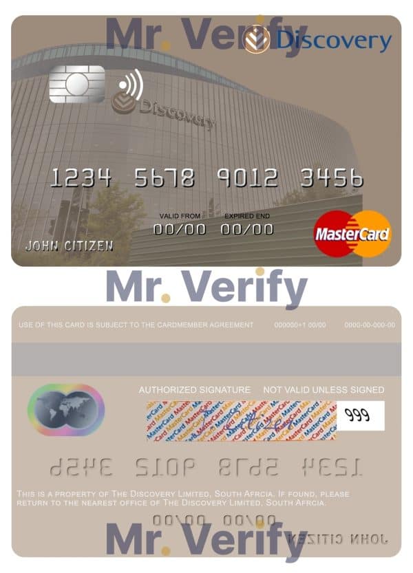 Editable South Africa Discovery Limited mastercard credit card Templates in PSD Format Editable South Africa Discovery Limited mastercard credit card Templates in PSD Format