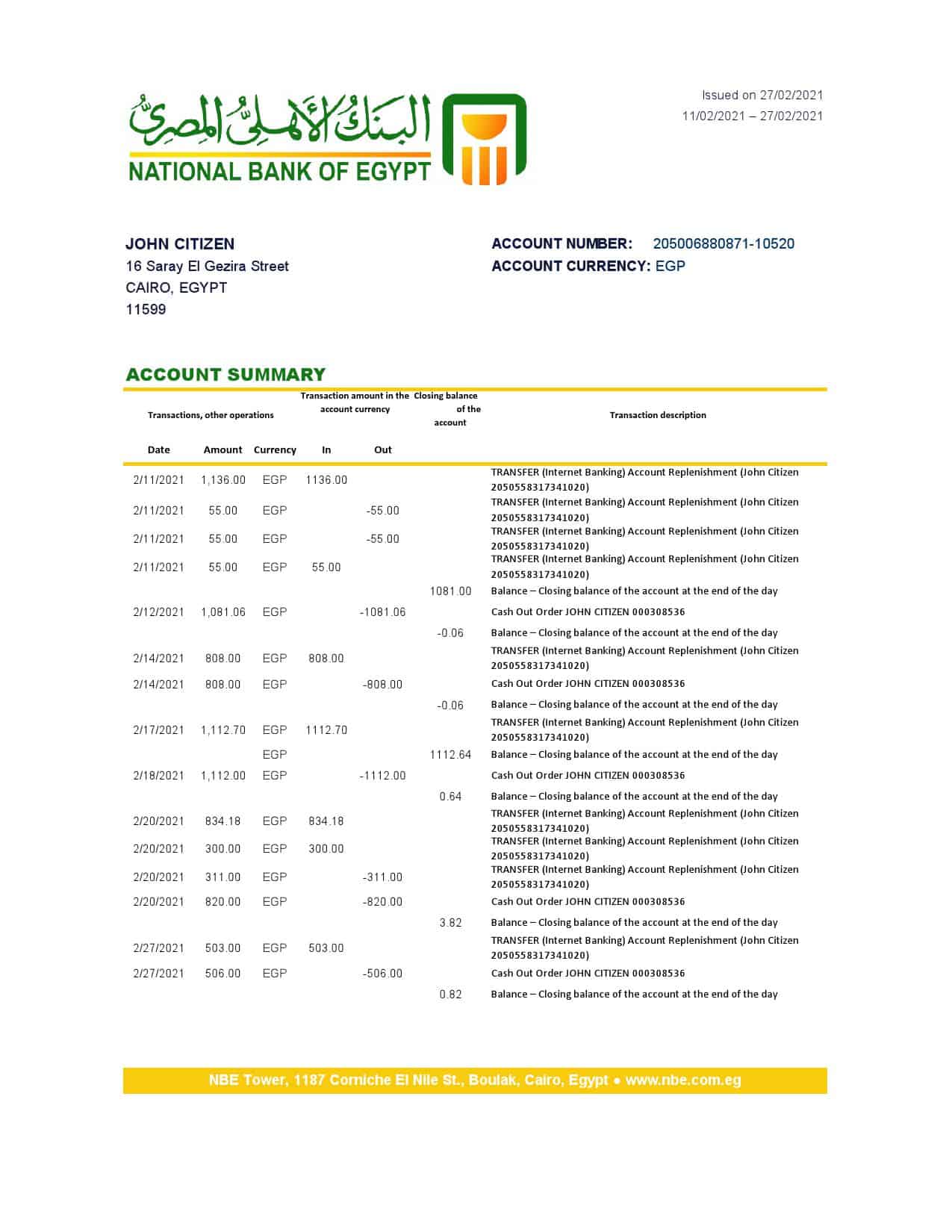 Egypt-National-Bank-of-Egypt-bank-statement-easy-to-fill-template-in-Excel-and-PDF-format.jpg Egypt National Bank of Egypt bank statement easy to fill template in Excel and PDF format