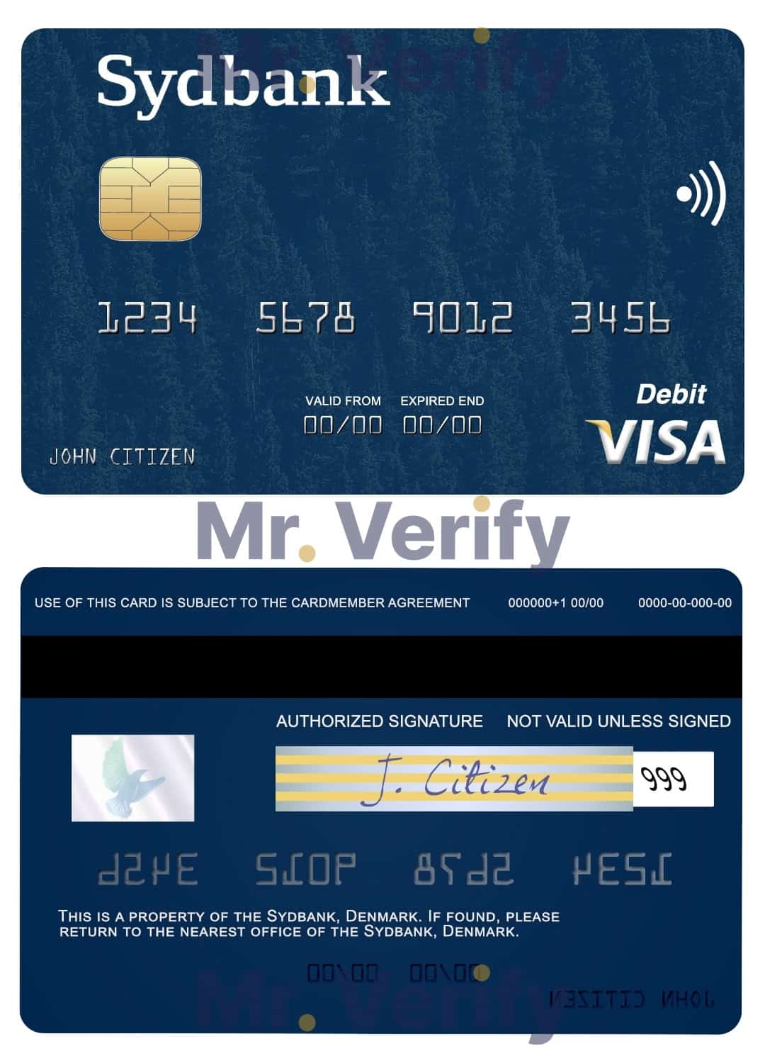 Fillable Denmark Sydbank visa debit card Templates Fillable Denmark Sydbank visa debit card Templates