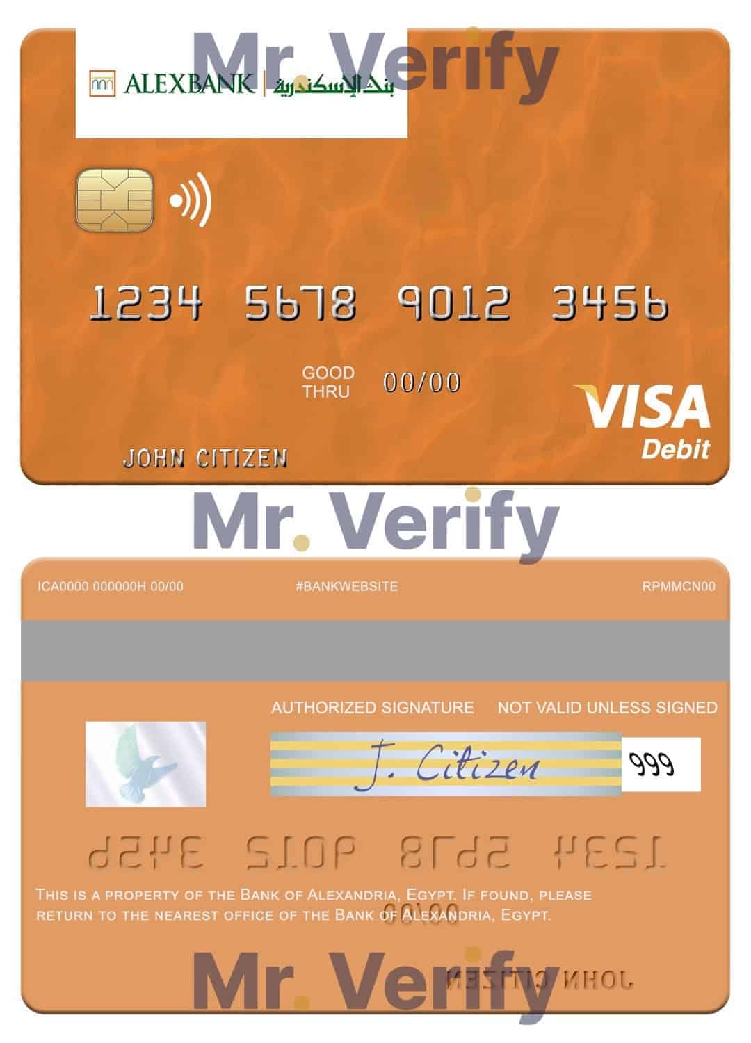 Fillable Egypt Bank of Alexandria visa debit card Templates Fillable Egypt Bank of Alexandria visa debit card Templates