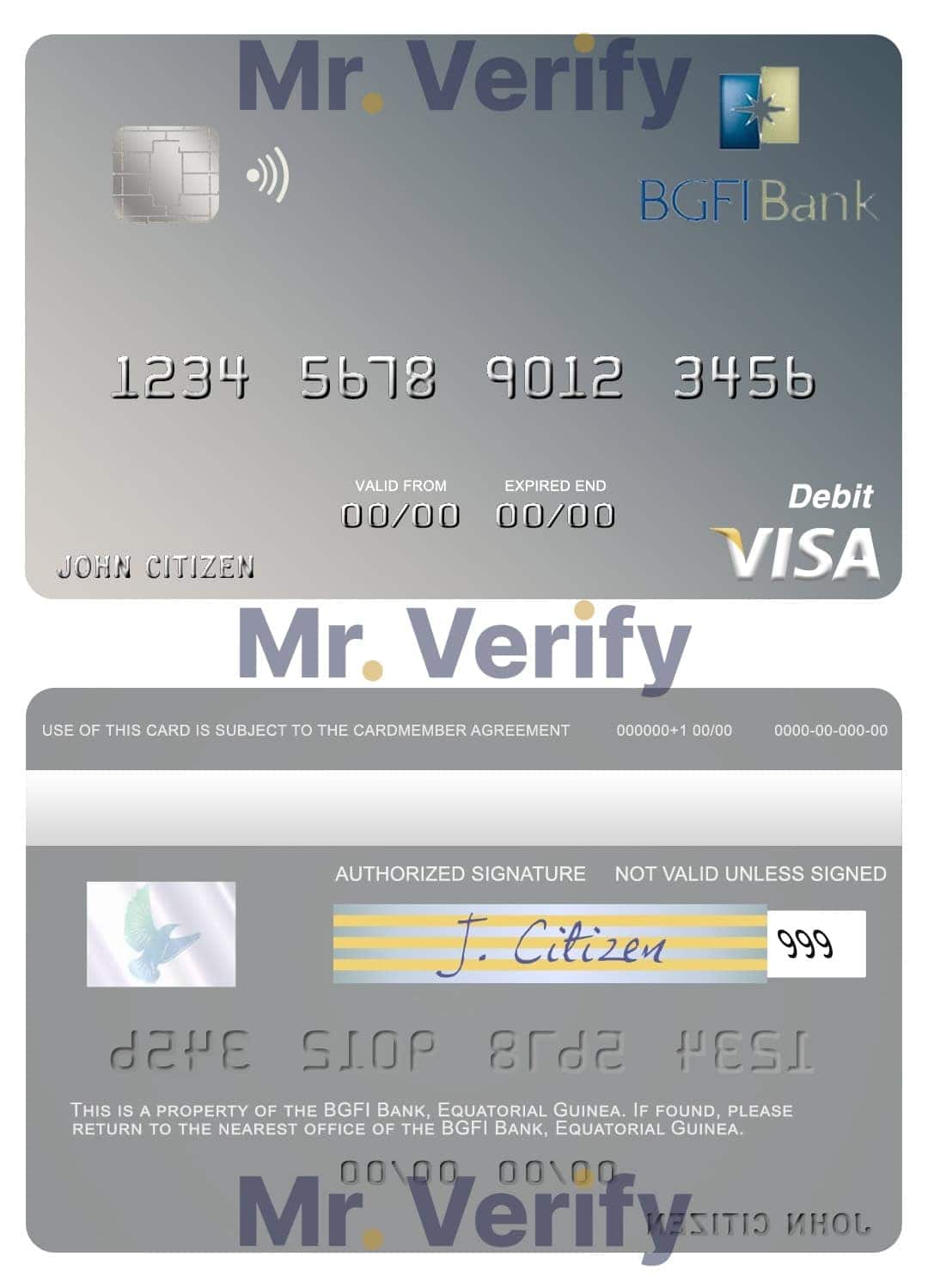 Fillable Equatorial Guinea BGFI Bank visa debit card Templates Fillable Equatorial Guinea BGFI Bank visa debit card Templates