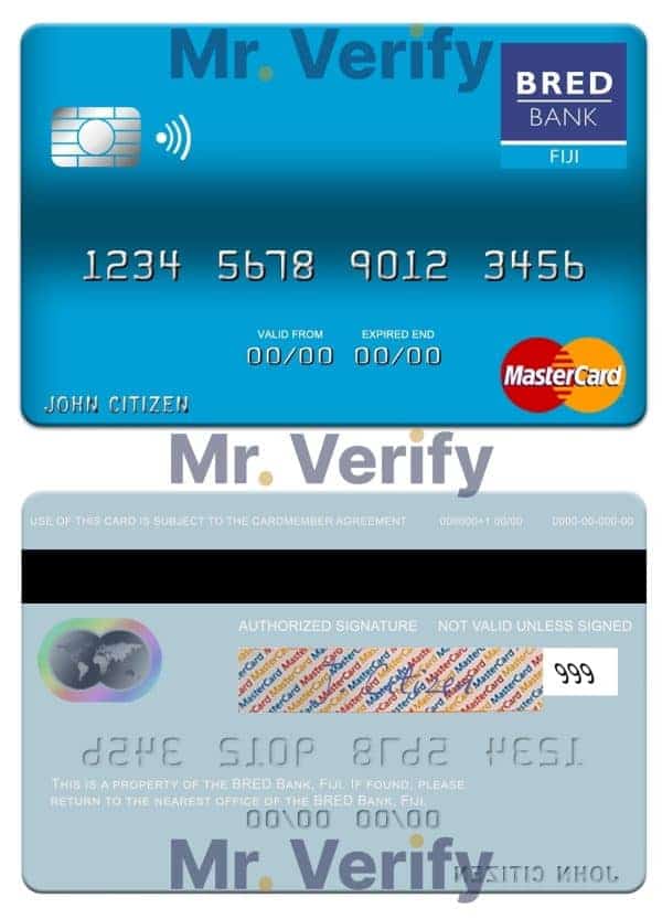 Fillable Fiji BRED Bank mastercard credit card Templates Fillable Fiji BRED Bank mastercard credit card Templates