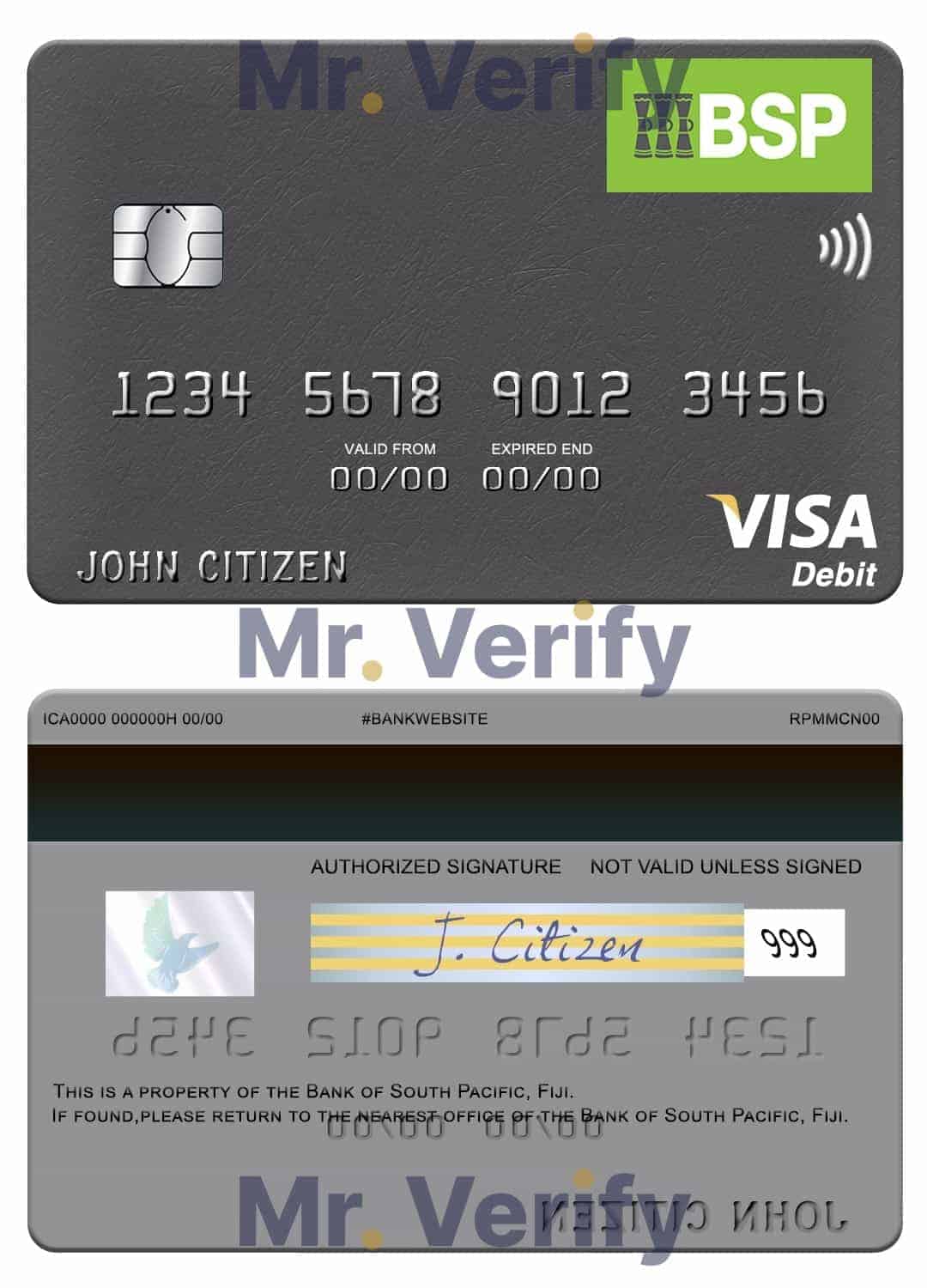 Fillable Fiji Bank of South Pacific visa debit card Templates Fillable Fiji Bank of South Pacific visa debit card Templates