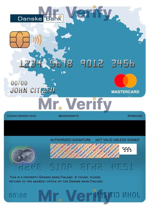 Fillable Finland Danske bank mastercard Templates