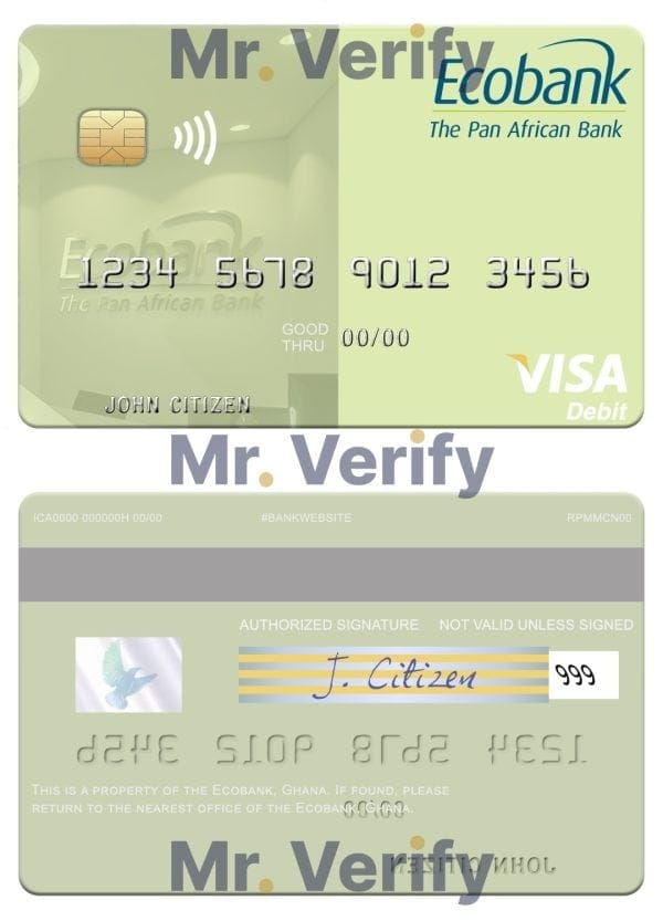 Fillable Ghana Ecobank Ghana visa debit card Templates Fillable Ghana Ecobank Ghana visa debit card Templates