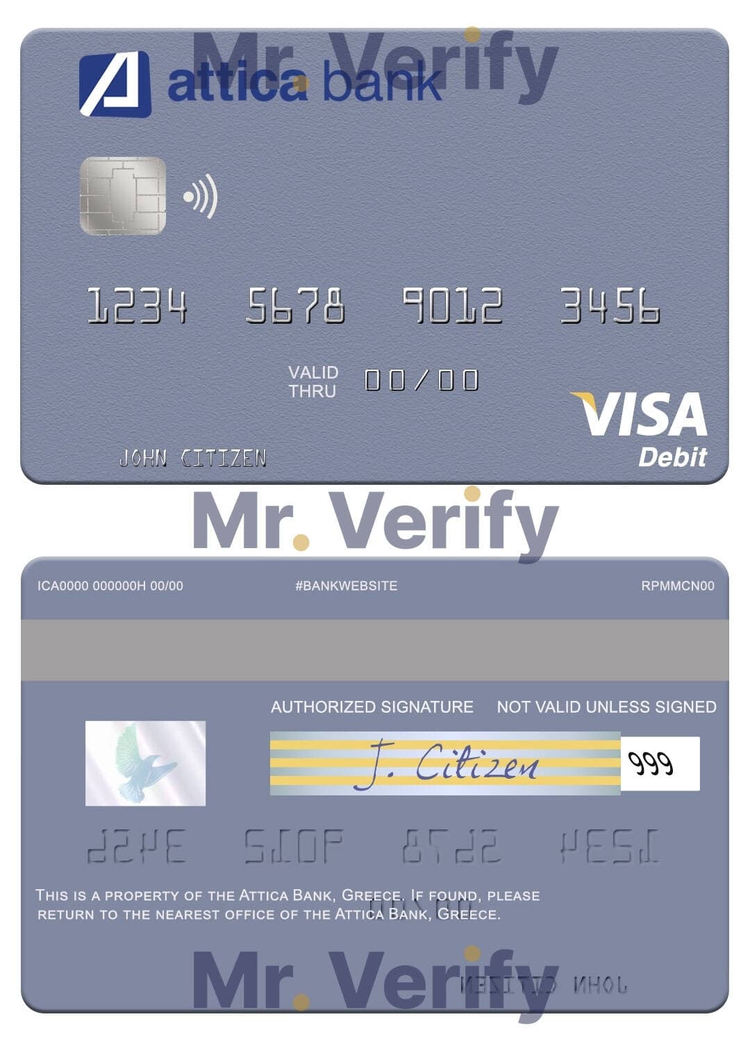 Fillable Greece Attica Bank visa card Templates Fillable Greece Attica Bank visa card Templates