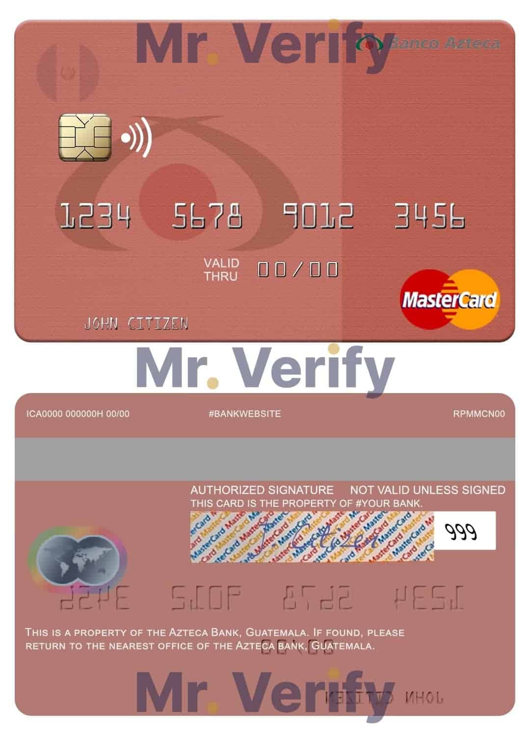 Fillable Guatemala Azteca Bank mastercard Templates Fillable Guatemala Azteca Bank mastercard Templates